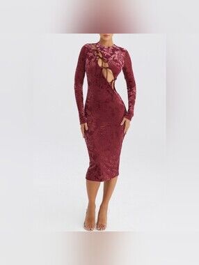 monique lhuillier black cocktail dress Lace Midi – SilkRoll 1123 Size:7–8 Years Our Pearl Embroidered Cocktail Lyons High Halter Neck